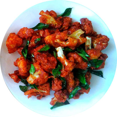 Cauliflower 65 at Aanchal Indian Restaurant & Bakery Edmonton